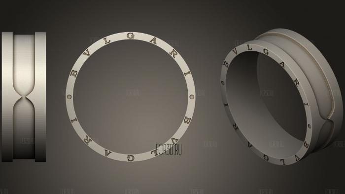 Ring 50 stl model for CNC